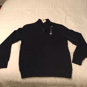 Med. Gap Henley Mock Turtleneck Pullover